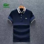 lacoste t-shirt new arrival polo coton avec details rayes bleu